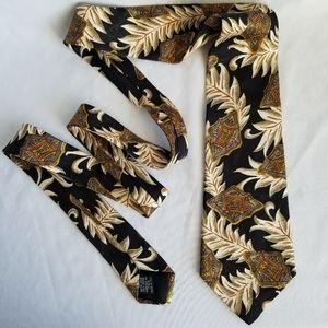 BOSS Hugo Boss 100% Silk tie vintage design